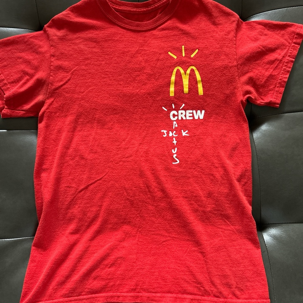 Travis Scott Cactus Jack McDonalds Crew T-Shirt
Men’s Size Small